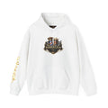 Barber Club crest Hoodie | Barber tools shield logo sweatshirt